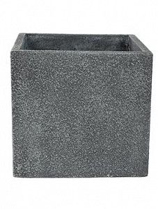 Кашпо Marc (concrete) cube grey 52 см.