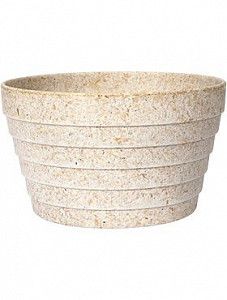 Кашпо Fibrics bamboo rib sand 8,1 см. (упаковка 48 шт.)