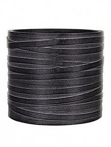 Кашпо Capi "Nature vase cylinder ii loop black" (упаковка 4 шт.)