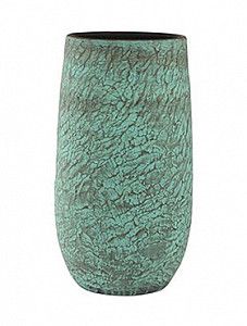 Кашпо Indoor pottery pot evi antiq bronze 50 см.
