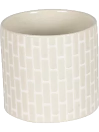 Кашпо Bandeau large orchidpot creme 15 см. (упаковка 12 шт.)