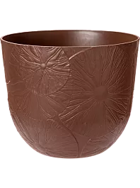 Кашпо Fuente lily round rusty brown 24,3 см. (упаковка 5 шт.)