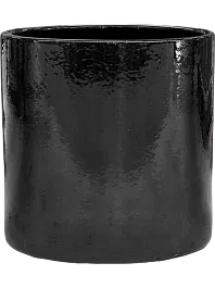 Кашпо Cylinder pot black 30 см.
