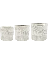 Кашпо Inca pot sand (3 набора по 3 кашпо)