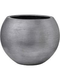 Кашпо Capi nature retro vase ball silver 48 см.