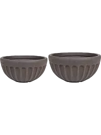 Кашпо Duncan bowl taupe (3 набора по 2 кашпо)
