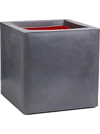 Кашпо Capi "Urban smooth nl pot square iii dark grey"