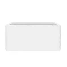Кашпо Pure® soft brick long wheels white