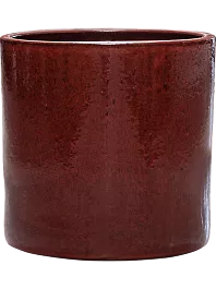 Кашпо Cylinder pot deep red 30 см.