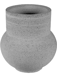 Кашпо Mush pot grey 14 см. (упаковка 8 шт.)